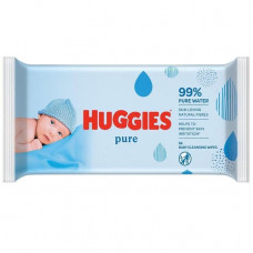 Huggies mitrās salvetes bērniem 99% Pure water, 56gb