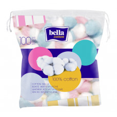 Bella Cotton krāsainas vates bumbiņas, 100 gab.